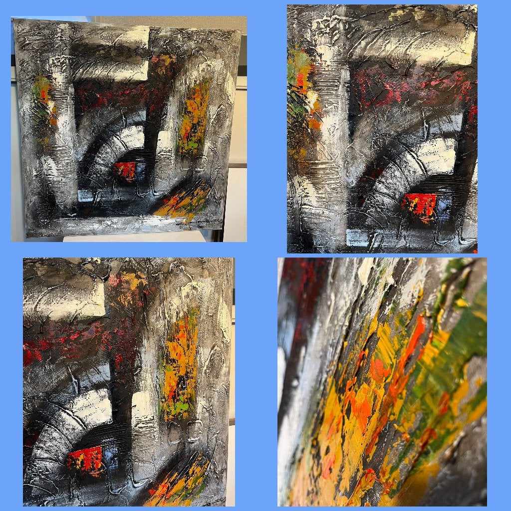 Modern schilderij, Ophalen, Abstract, Met textuur, Olieverf