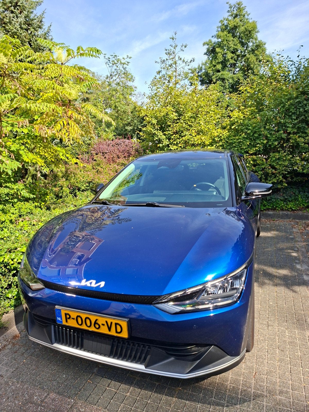 Kia EV6 AANBIEDING 58kWh 169pk RWD 2022 Blauw, Auto's, Automaat, Achterwielaandrijving, 750 kg, Blauw