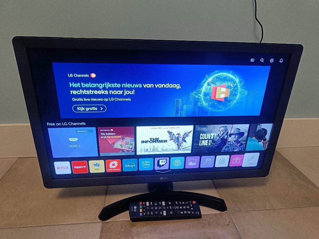 LG 24 inch LED Smart TV (24TN510S), Audio, Tv en Foto, LED, 50 Hz, HD Ready (720p), Ophalen of Verzenden