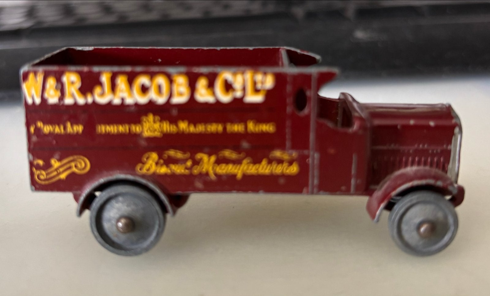 Lesney Matchbox 7 1918 Leyland 4 Ton W&R Jacob & Co, Ophalen, Gebruikt