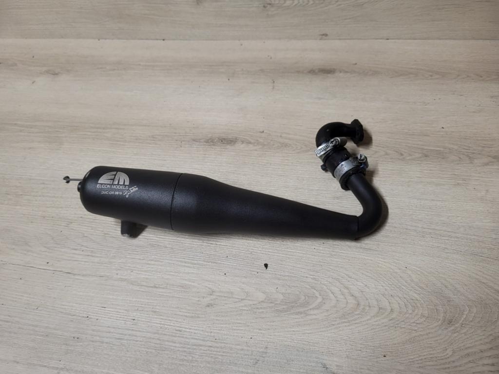 Zgan elcon uitlaat, Hobby en Vrije tijd, Modelbouw | Radiografisch | Auto's, Ophalen of Verzenden, Zo goed als nieuw, Onderdeel