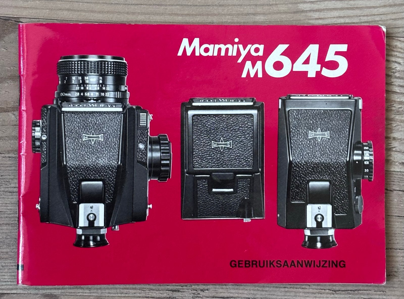 Mamiya M645 Gebruiksaanwijzing - nederlandstalig, Ophalen of Verzenden, Zo goed als nieuw, Spiegelreflex, Overige Merken