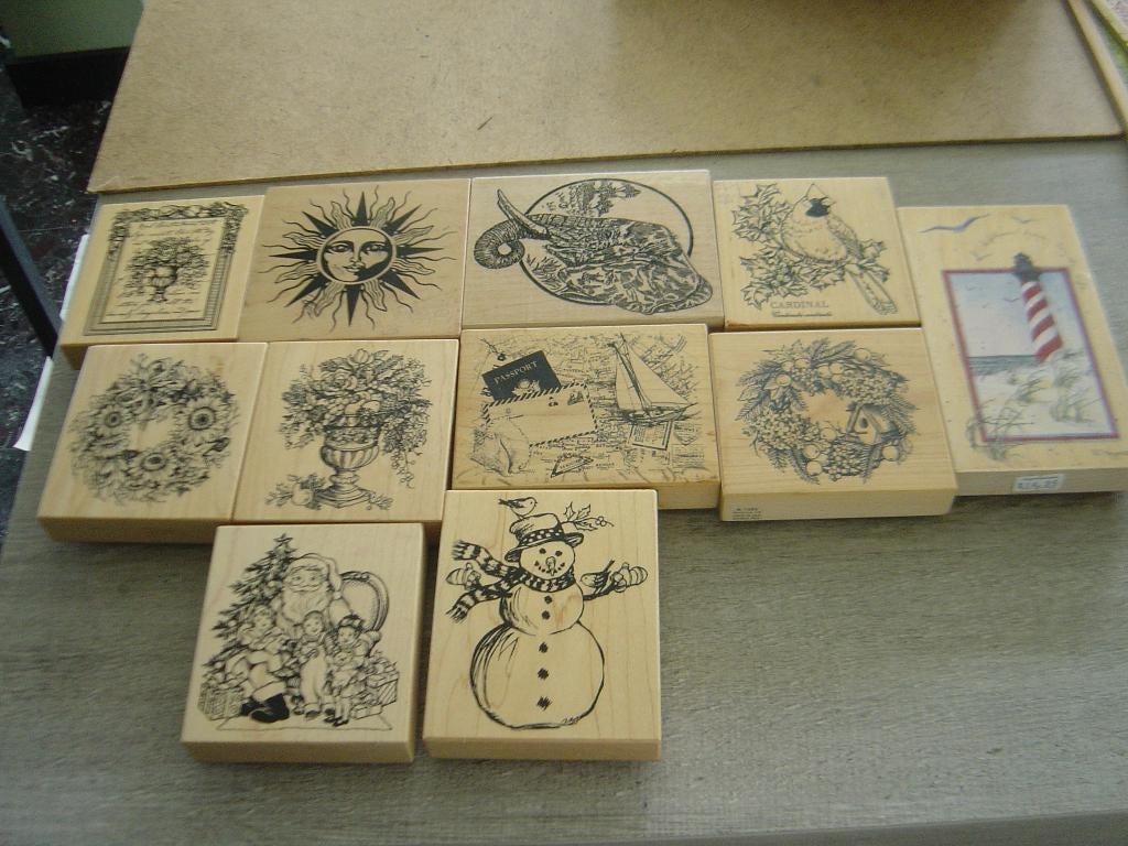 PSX houten stempels, Hobby en Vrije tijd, Ophalen of Verzenden, Zo goed als nieuw, Houten stempel