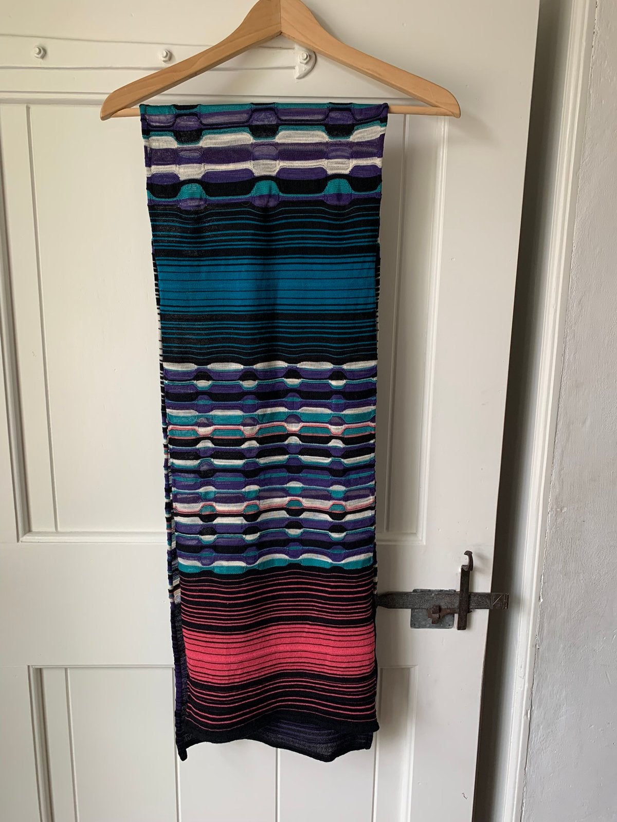 Missoni sjaaltje, Ophalen of Verzenden, Zo goed als nieuw, Maat 38/40 (M), Sjaal