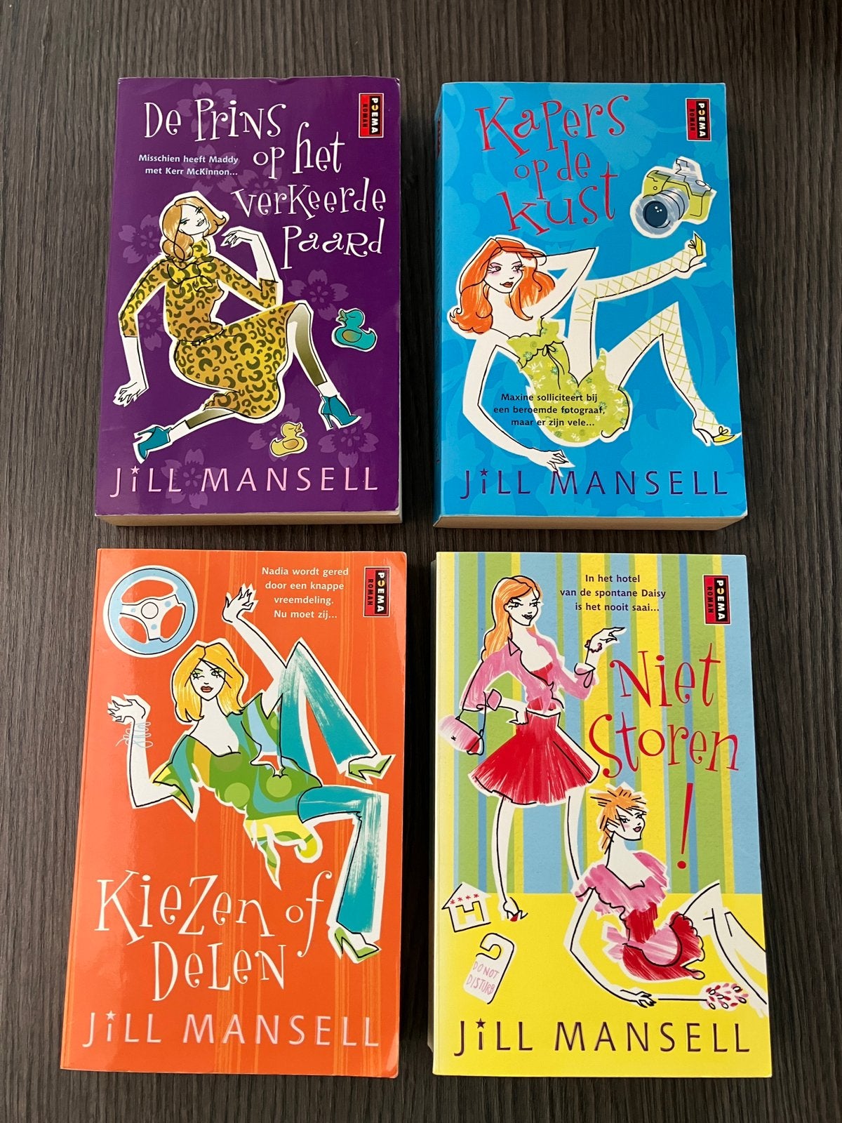 4X Jill Mansell - verschillende verhalen, Ophalen of Verzenden, Gelezen