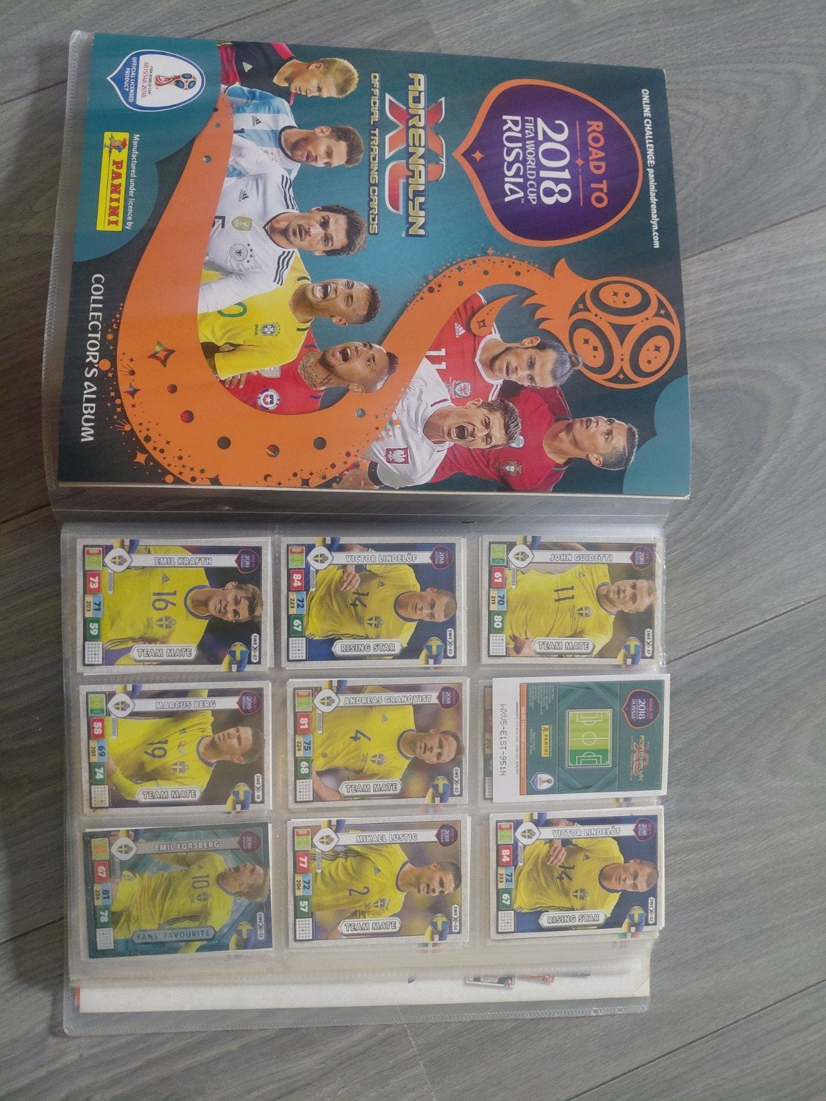 Panini Adrenalyn Road to FIFA World Cup 2018 Collector's Alb, Ophalen of Verzenden, Gebruikt, Buitenlandse clubs, Spelerskaart