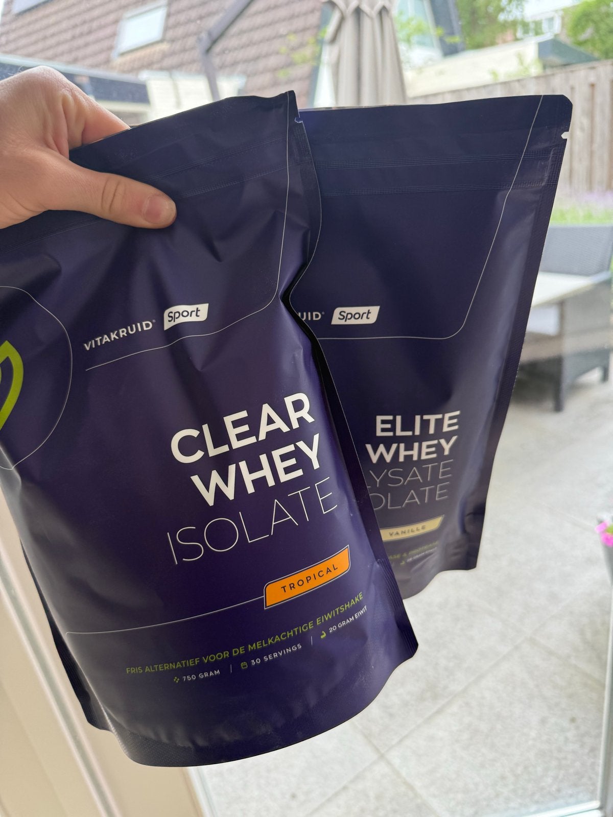 Vitakruid Clear Whey Isolate & Elite Whey Hydrol. Isolate, Sport en Fitness, Gezondheidsproducten en Wellness, Zo goed als nieuw