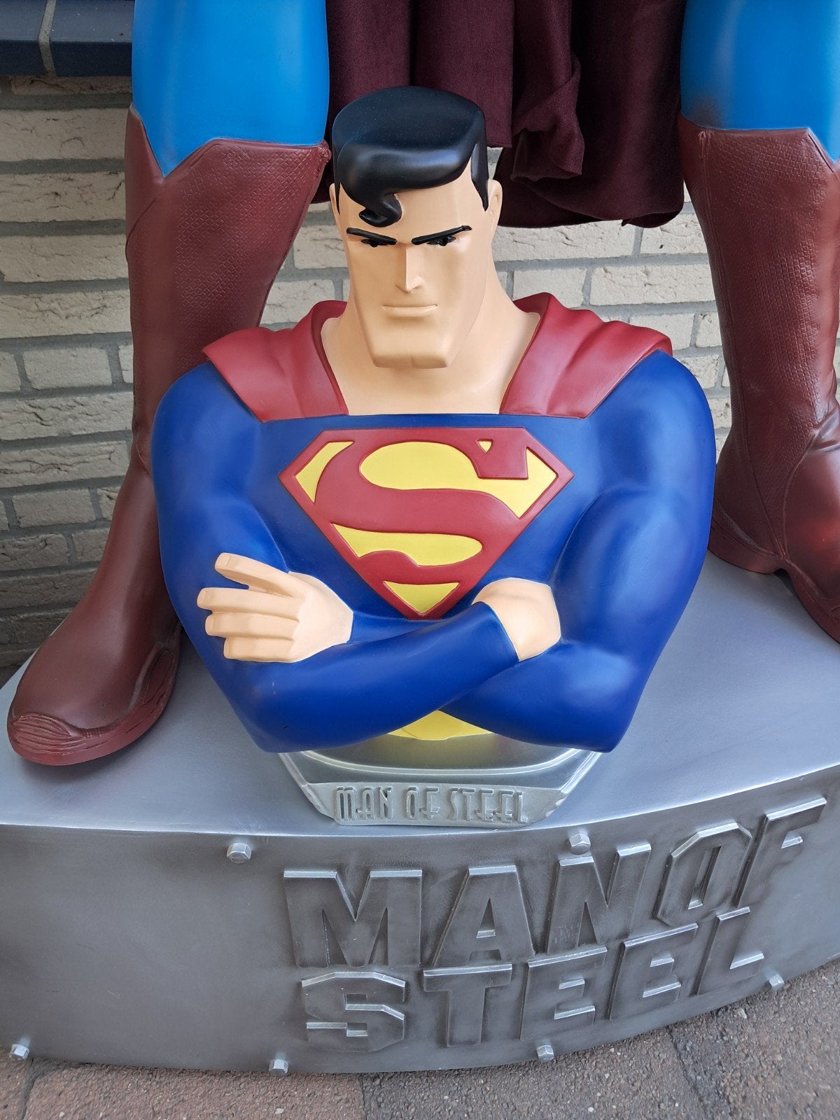 Warner Bros 1997 DC Comics 1/4 18inch Man of steel Buste, Ophalen, Eu, Beeldje, Replica of Model, Eu