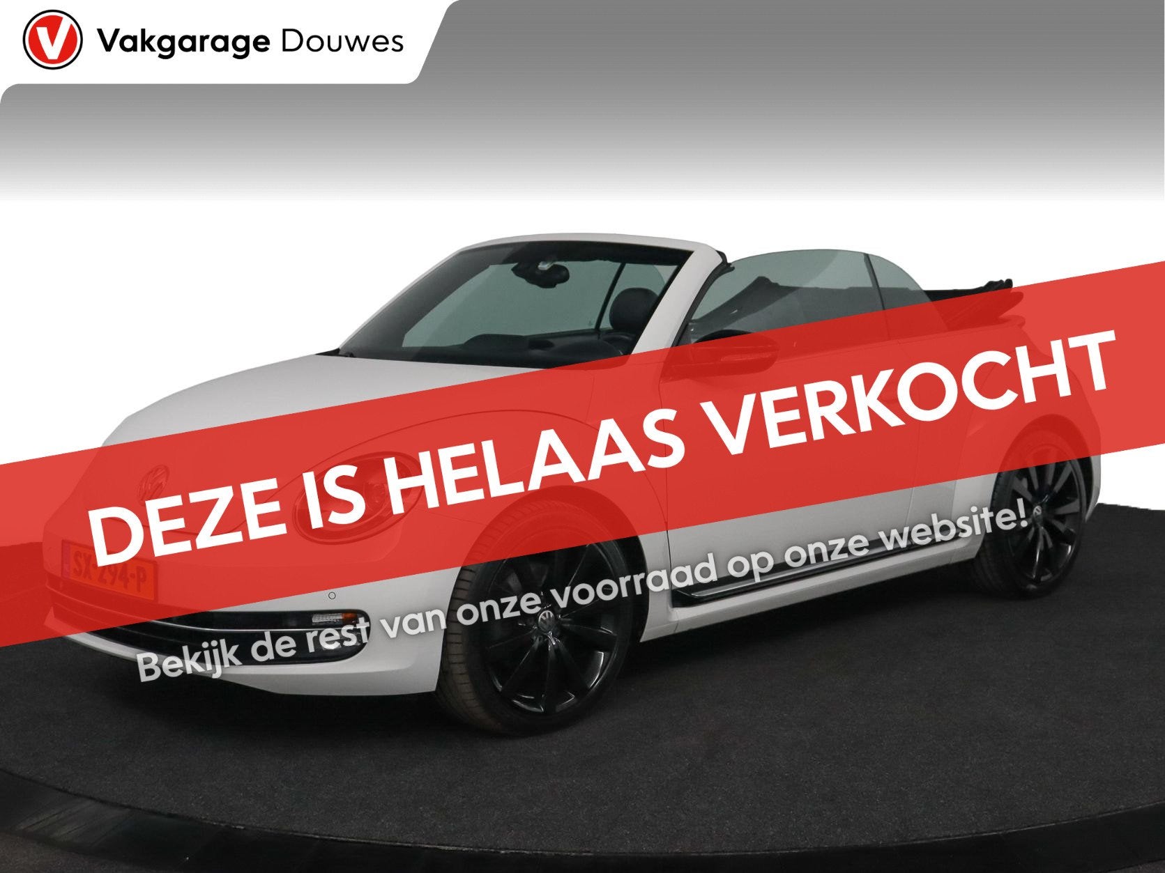 Volkswagen Beetle Cabriolet 1.4 TSI Sport |Automaat |Leder|, Euro 5, Gebruikt, 4 cilinders, Cabriolet