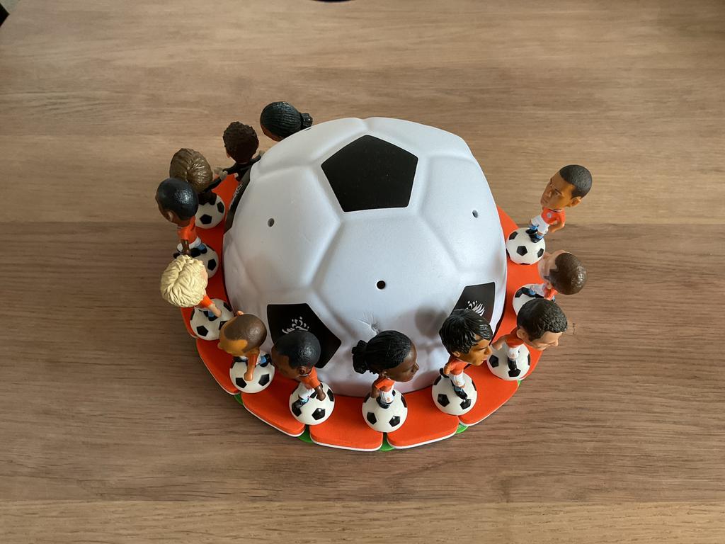 KNVB helm met alle spelers, Ophalen of Verzenden, Gebruikt