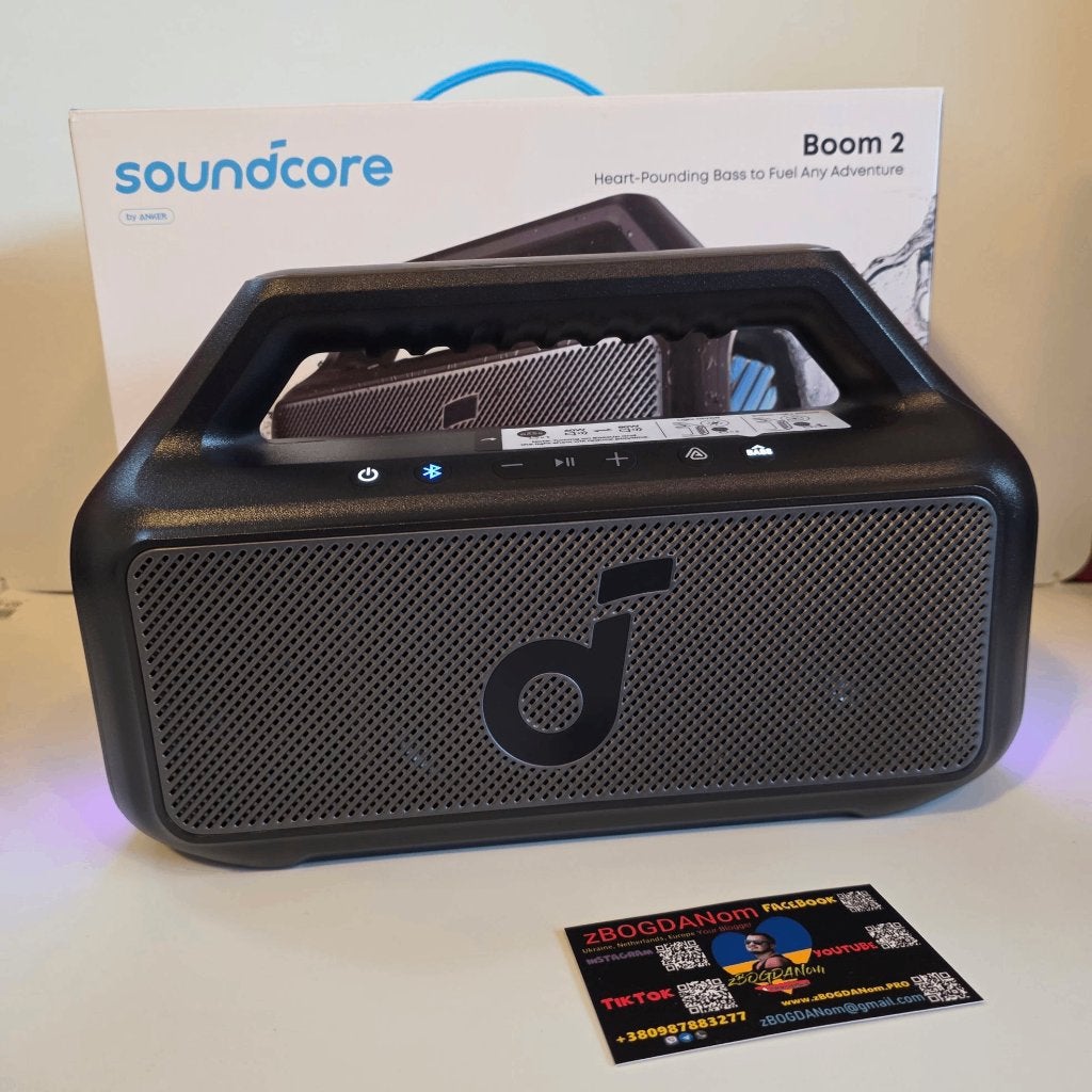 Anker Soundrore Boom 2 80 Watts, Backlight, Bluetooth, Overige merken, Overige typen, Ophalen of Verzenden, Bluetooth