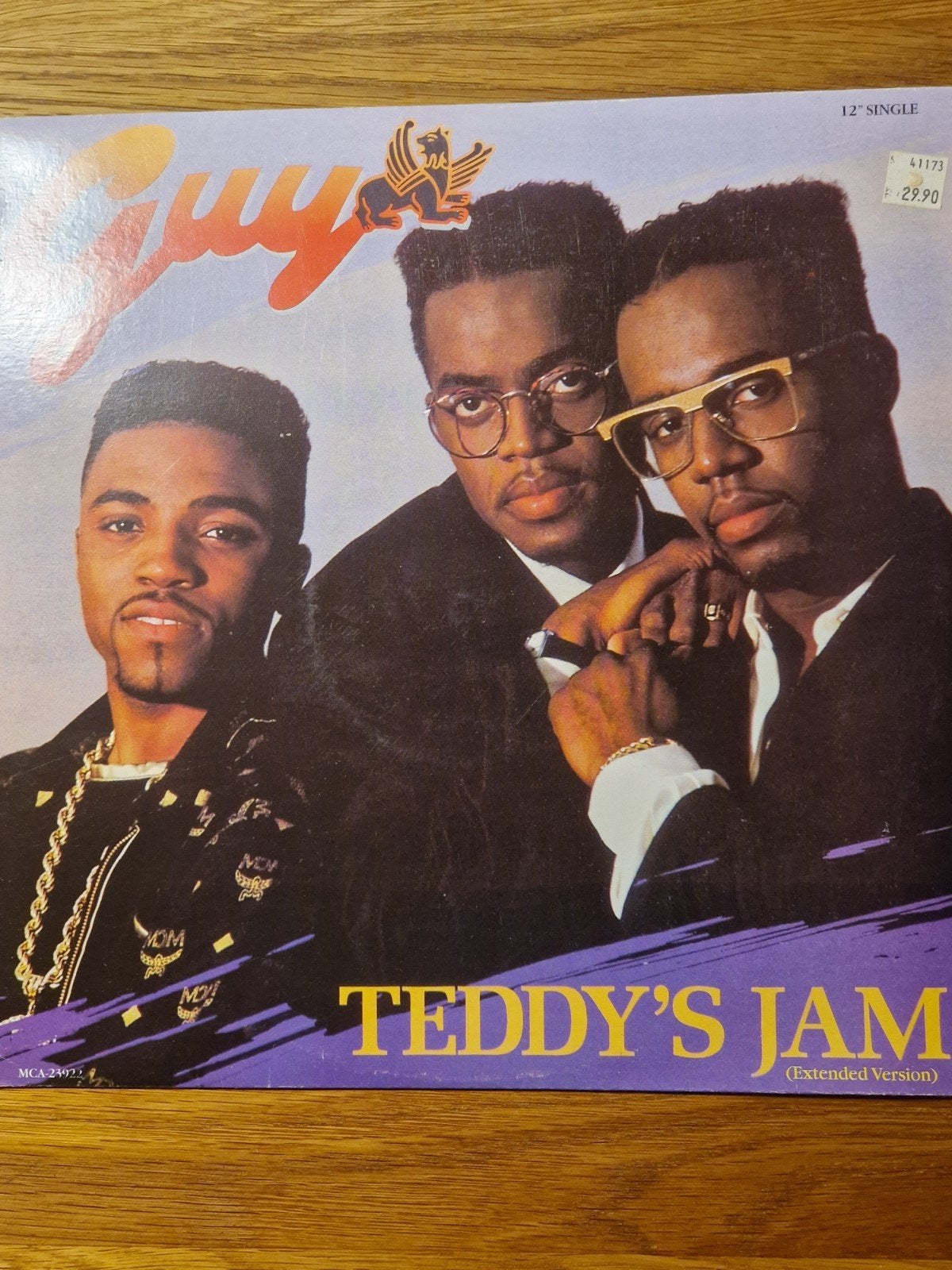 Guy - Teddy's Jam 12 Inch Maxi Single, Cd's en Dvd's, Vinyl | Hiphop en Rap, EP, Ophalen of Verzenden, Gebruikt, 12 inch