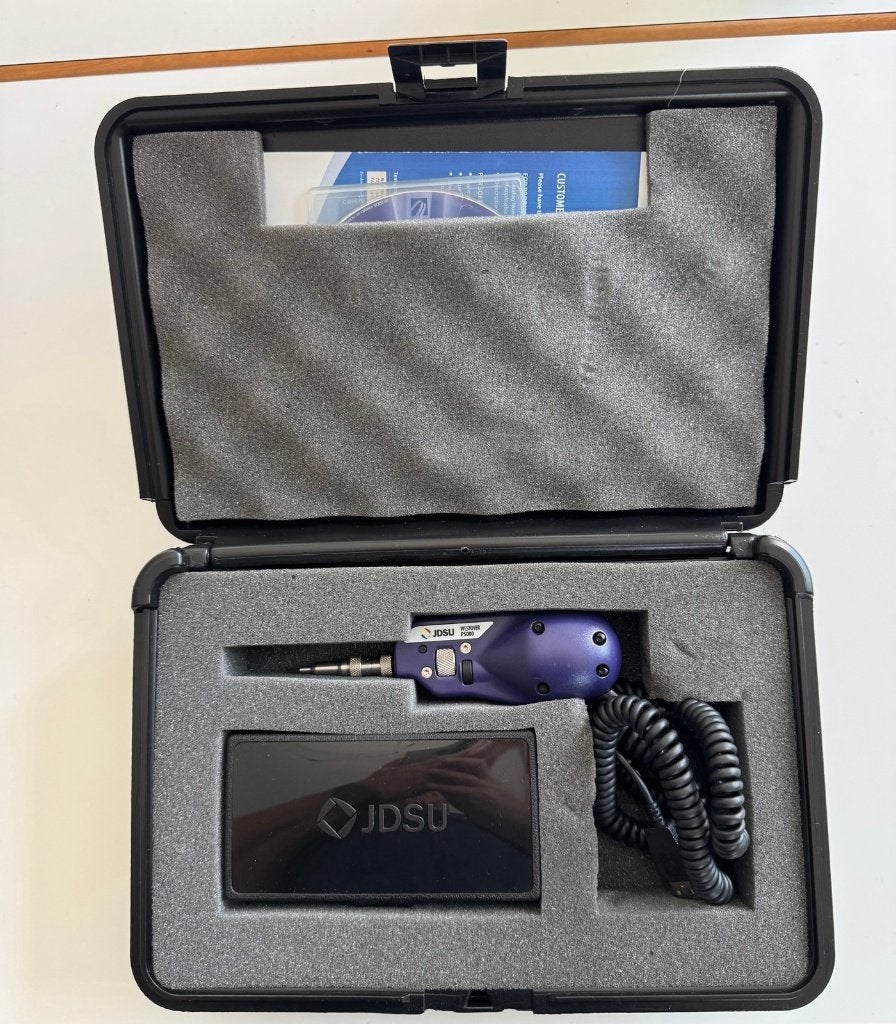 JDSU Westover FBP-P5000 Fiber Microscope FiberChek2 SC LC, Ophalen of Verzenden, Zo goed als nieuw