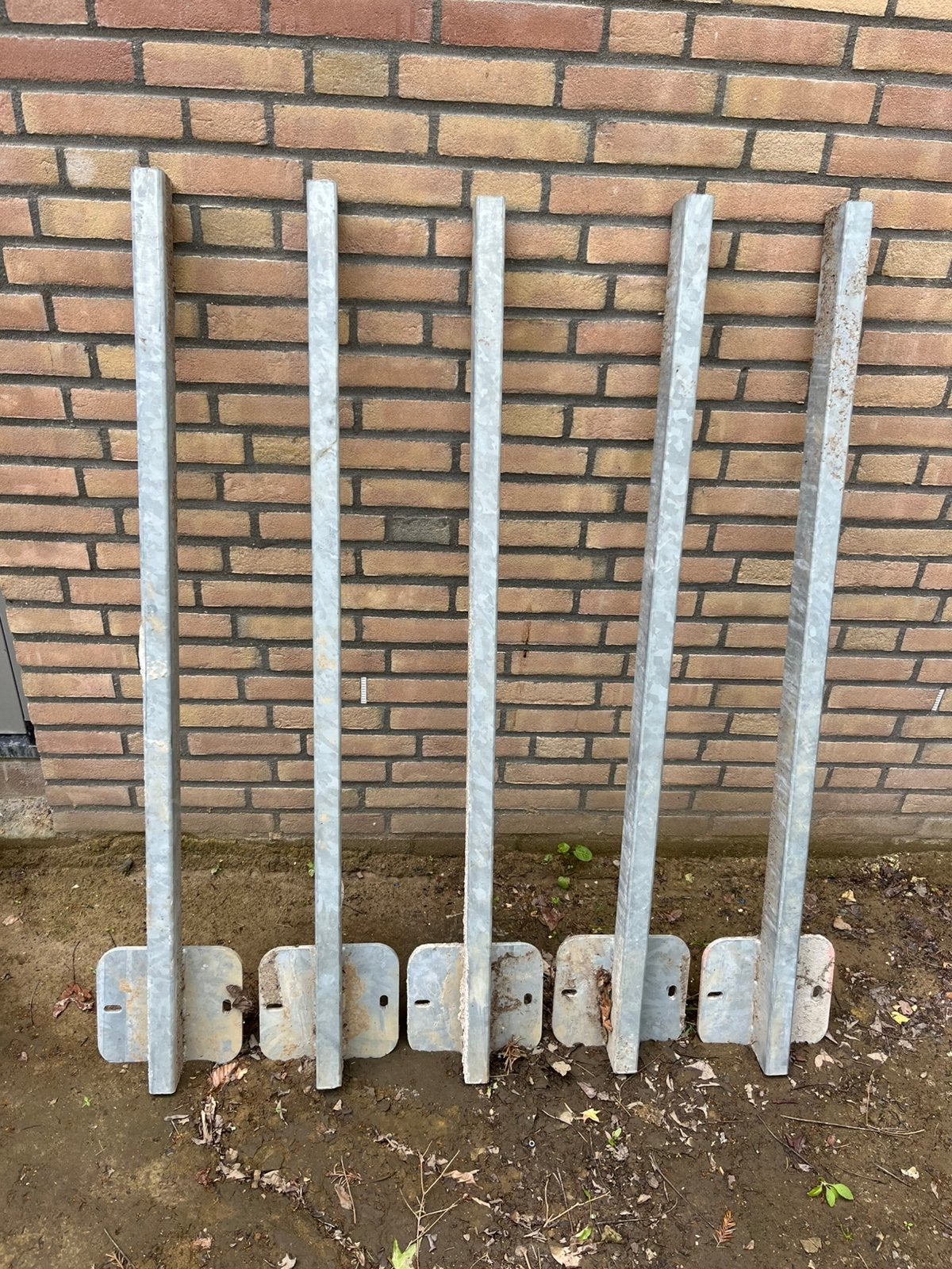 Balustrade beugels 5 stuks, Ophalen, Gebruikt, 100 tot 250 mm, Overige typen