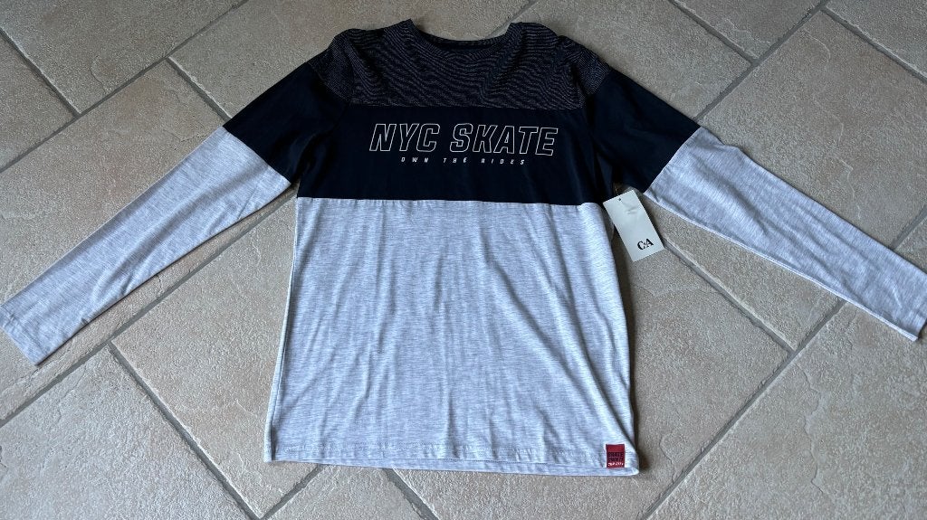 Shirt lange mouwen,  longsleeve maat 170/176 nieuw, Ophalen of Verzenden, Nieuw, Jongen of Meisje, Shirt of Longsleeve