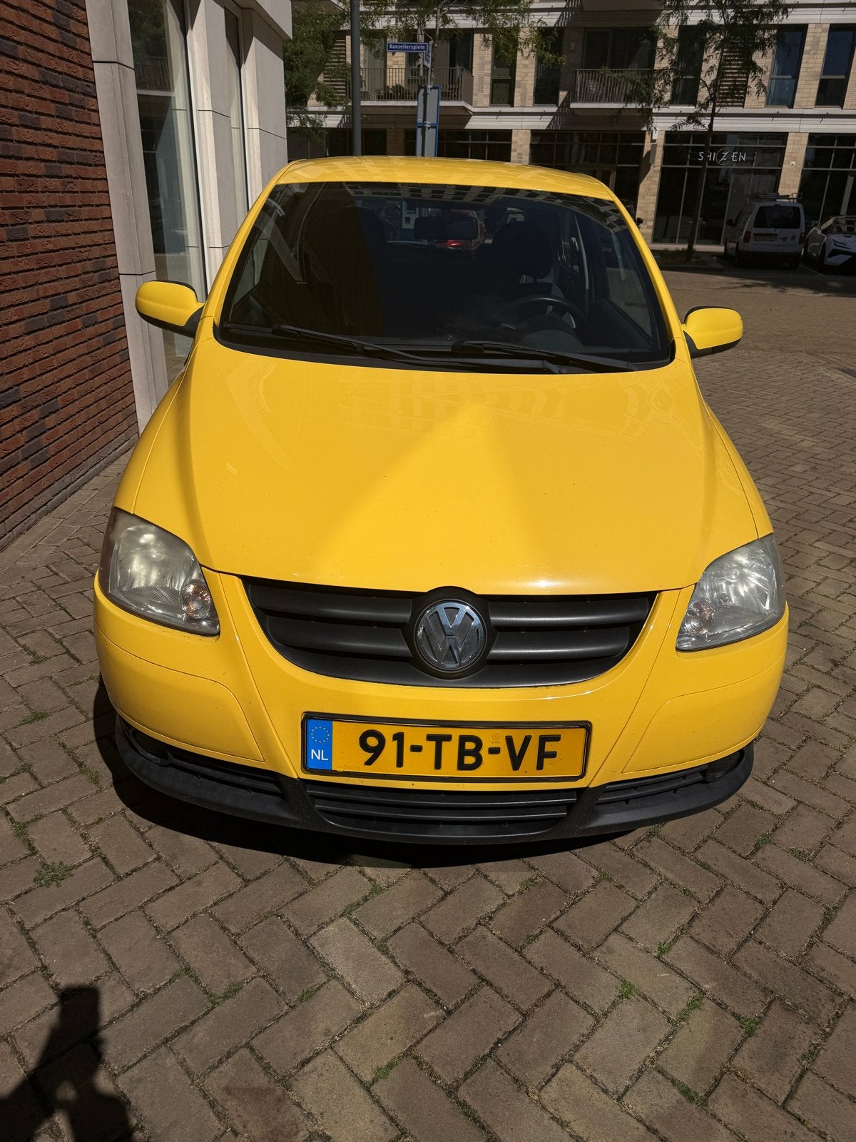 Volkswagen Fox 1.4 55KW 2006 Geel, Auto's, Volkswagen, Voorwielaandrijving, 15 km/l, 4 cilinders, 4 stoelen