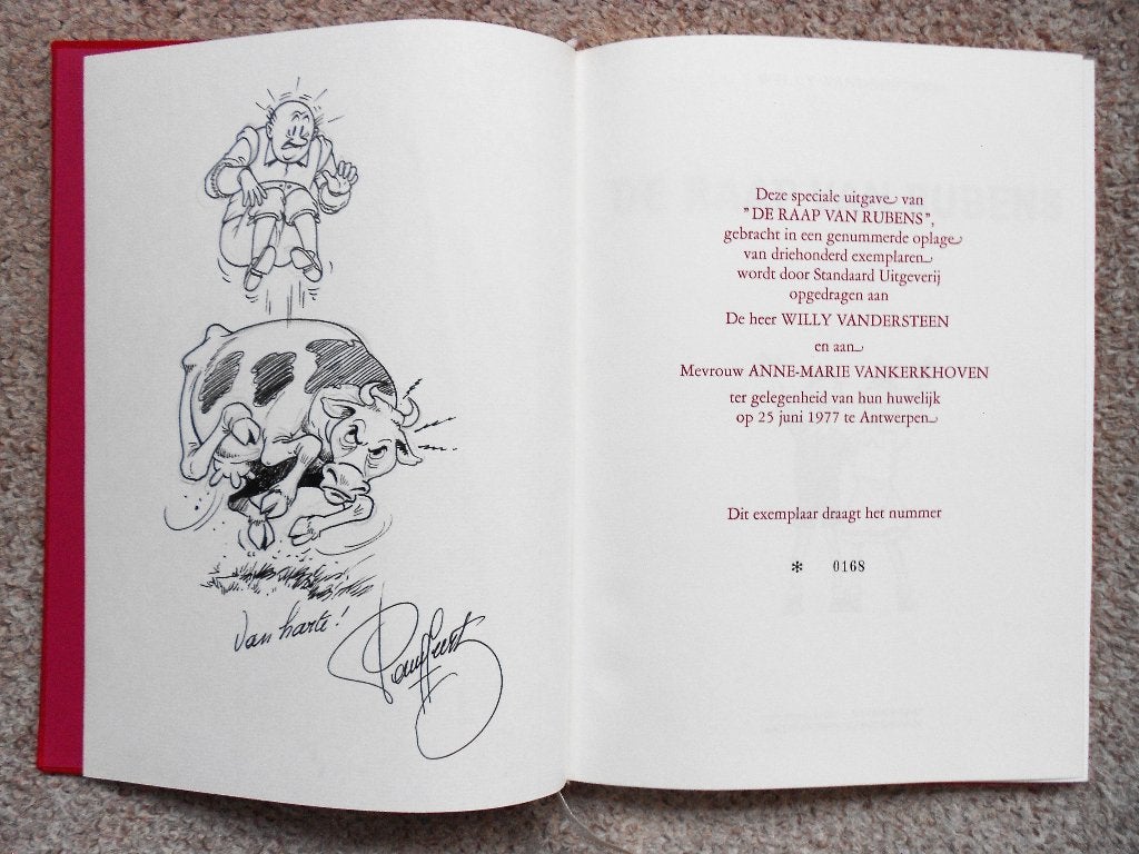 Suske en Wiske - De Raap van Rubens -huw hc 1977 +tek Geerts, Boeken, Eén stripboek, Nieuw, Ophalen of Verzenden, Willy Vandersteen / Paul Geerts