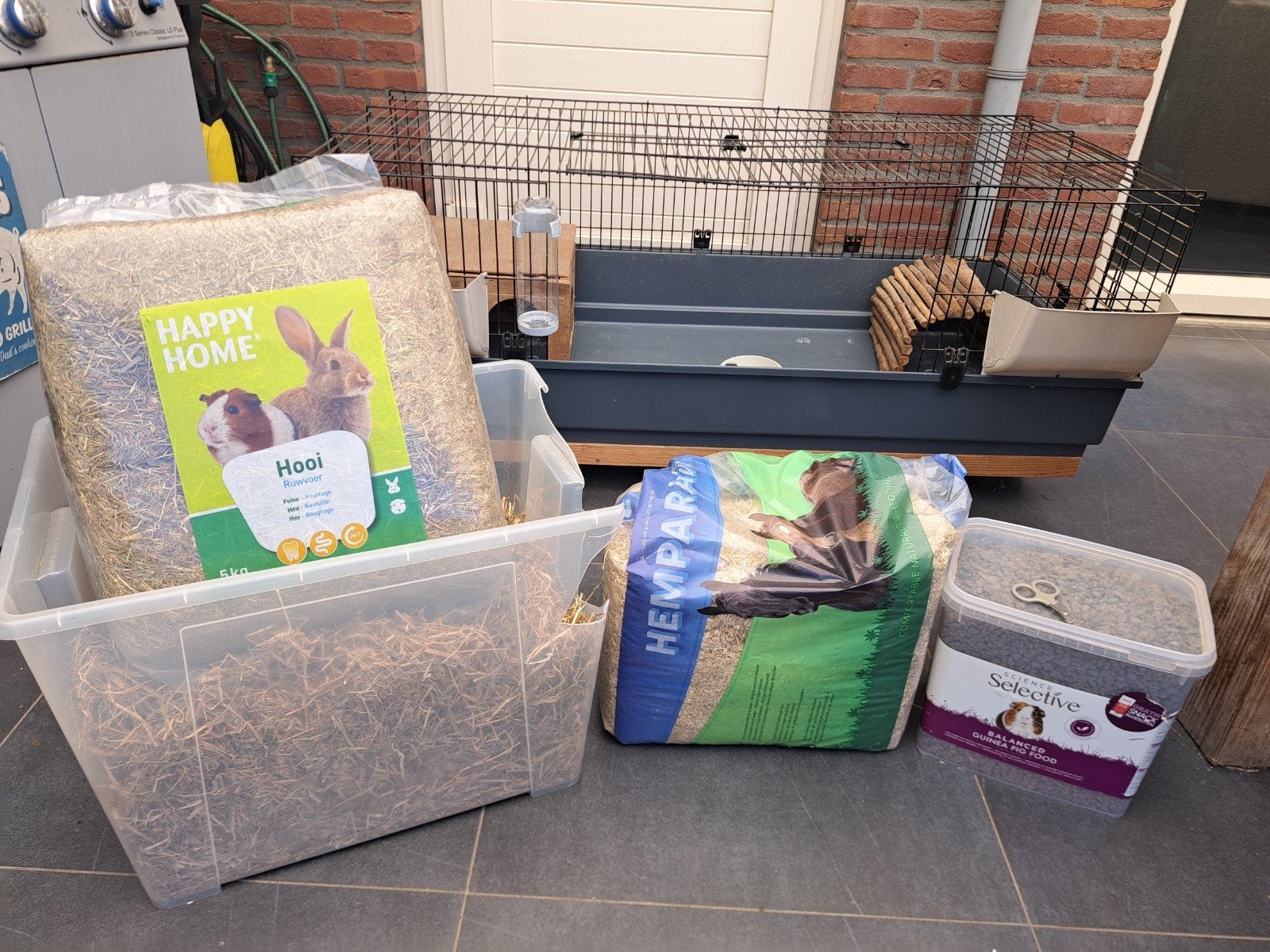 Grote Caviabak 140x70cm, Dieren en Toebehoren, Kooi, 75 tot 110 cm, Cavia, Ophalen