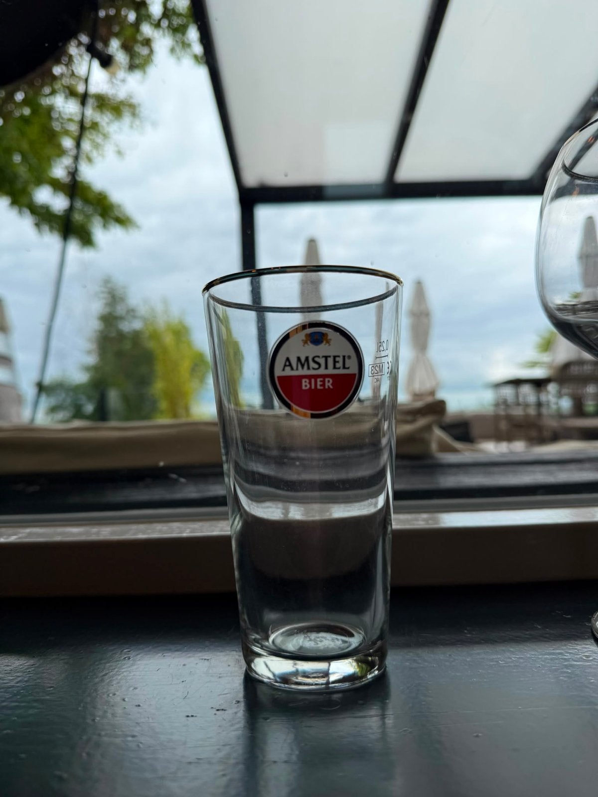 24x Amstel Bier Vaasje Glazen, Ophalen, Meerkleurig, Overige merken, Glas