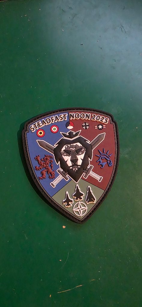 Steadfast Noon 2025 patch, Ophalen of Verzenden, Luchtmacht, Nederland, Embleem of Badge