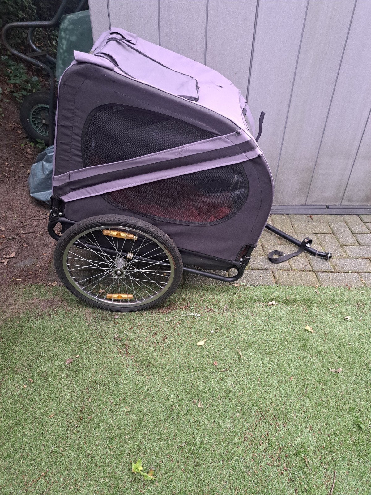 Honden fietskar, Ophalen, Hondenkar