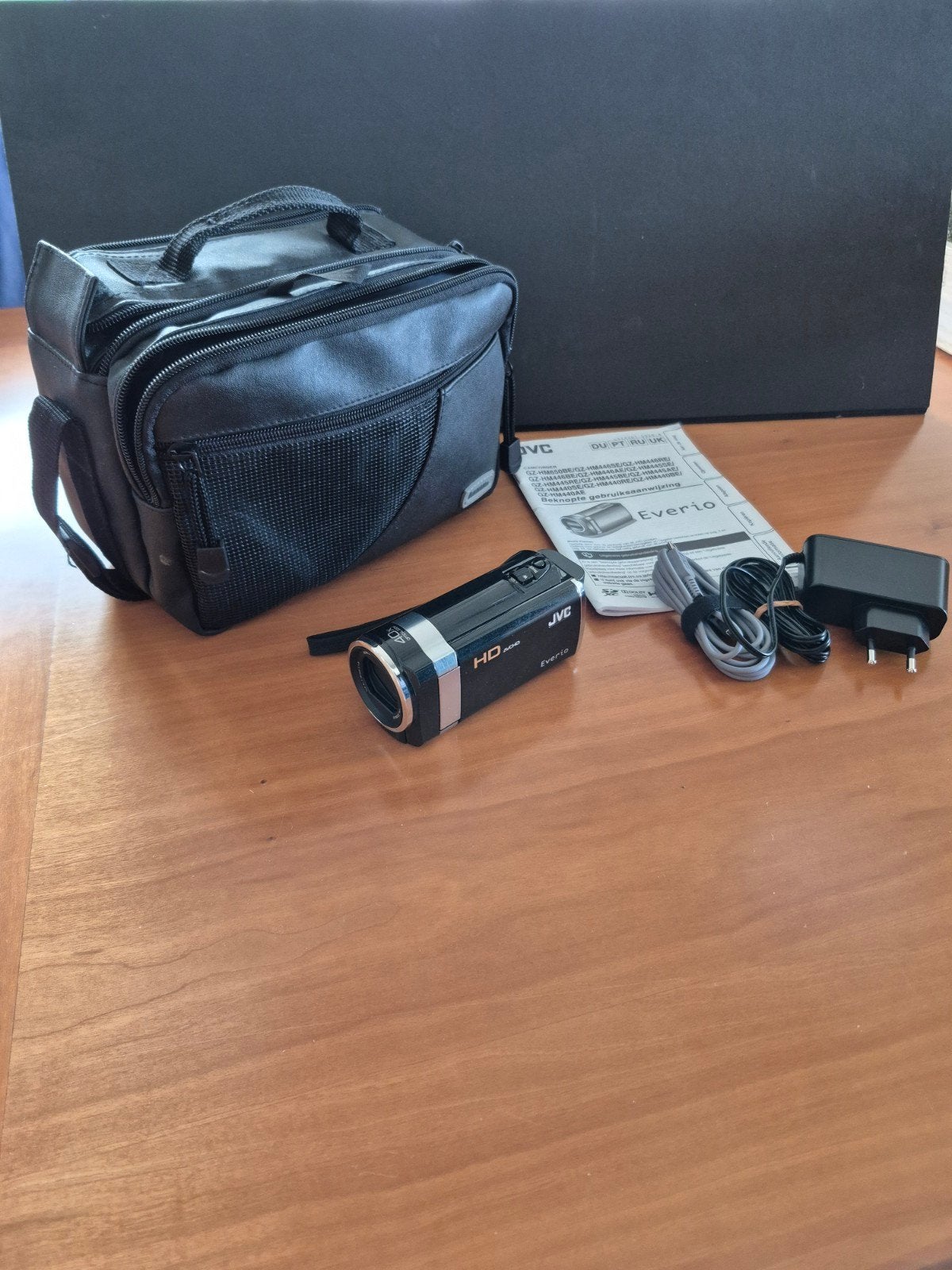 JVC Everio HD Camcorder met tas en accessoires, Full HD, JVC, 20x of meer, Overige soorten