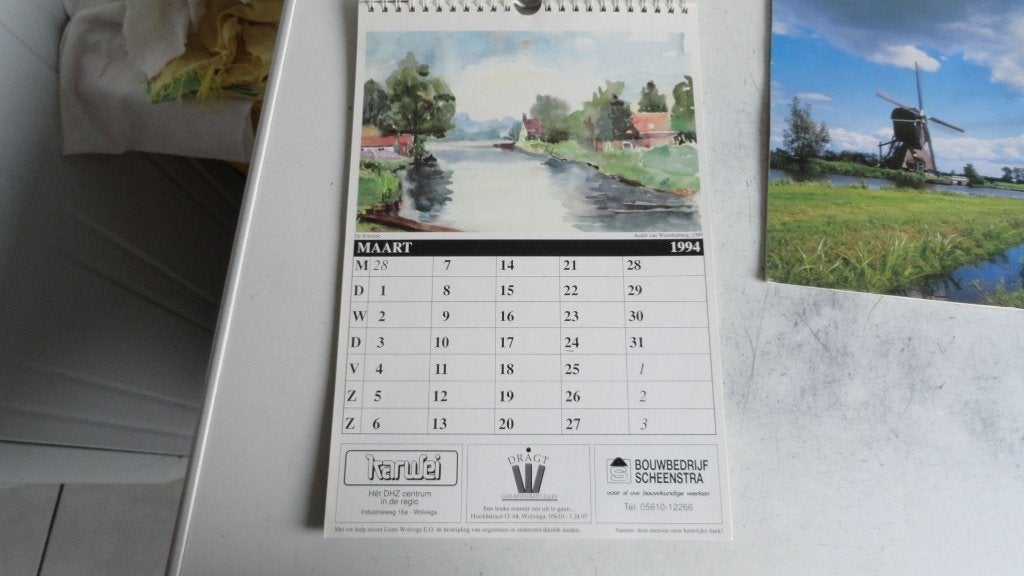 Kalenders, oude,diverse Oostenrijk, Nederland, natuur etc, Diversen, Kalenders, Ophalen of Verzenden, Maandkalender, Gebruikt