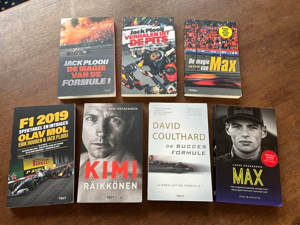 7x Formule 1 voor €5,-, Ophalen of Verzenden, Zo goed als nieuw