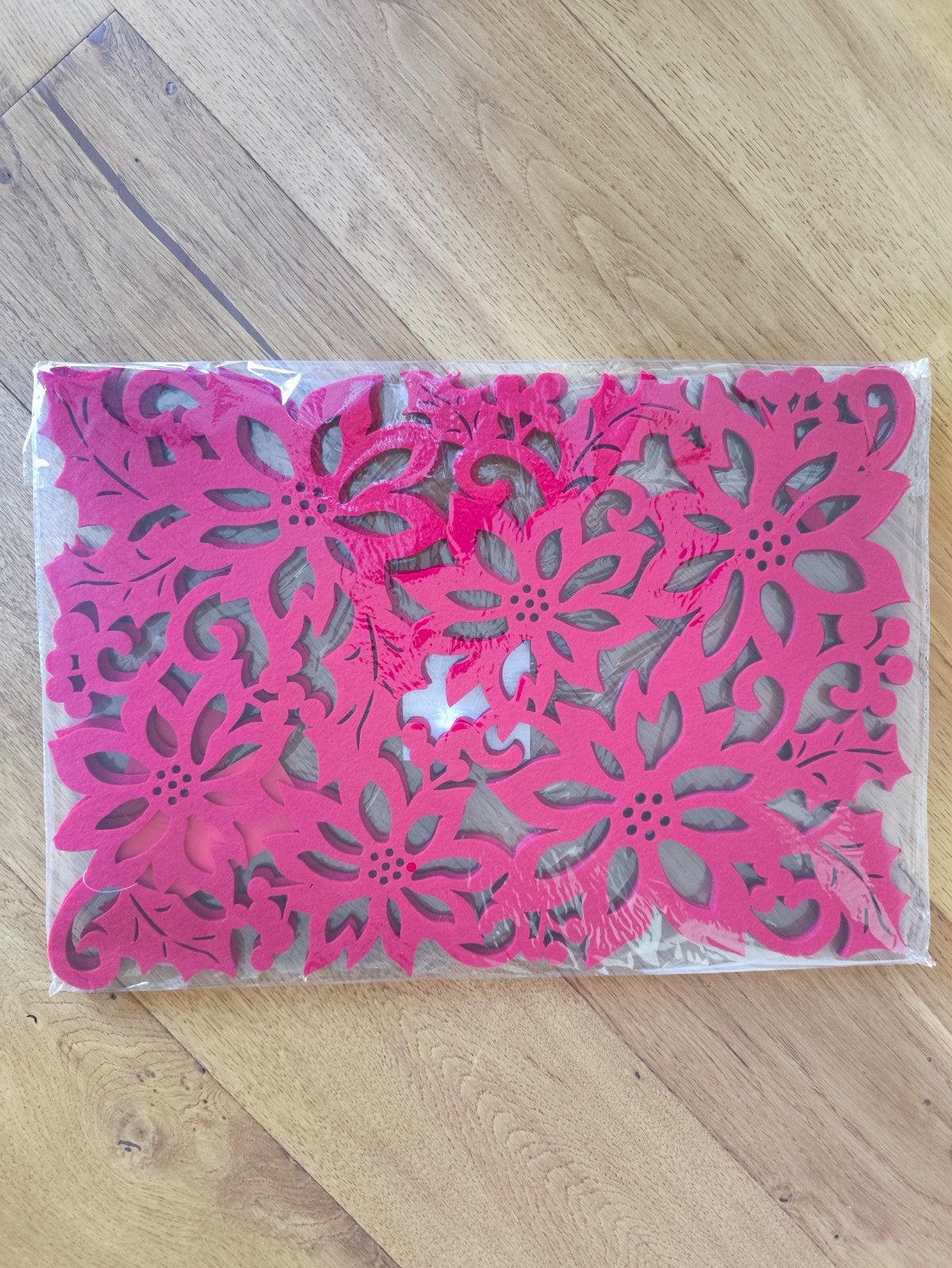 8x Rode Placemats Zara Home - Nieuw in verpakking, Overige typen, Nieuw, Ophalen of Verzenden, Rood