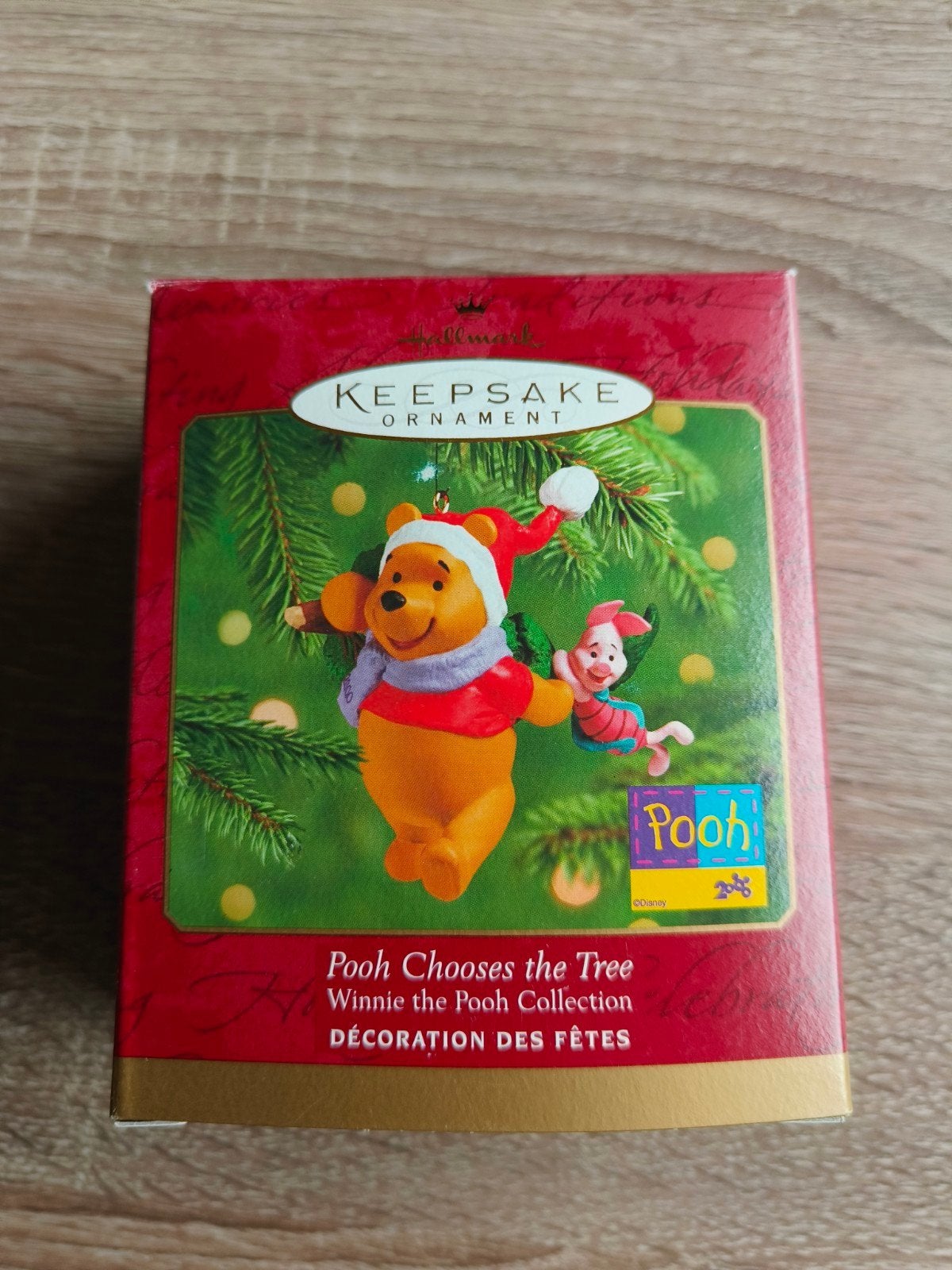 disney Hallmark ornament Winnie the Pooh & knorretje, Ophalen of Verzenden, Zo goed als nieuw