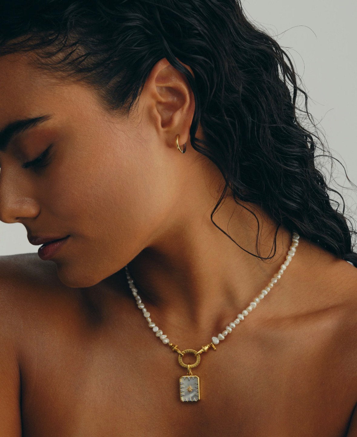 Raven James Octavia/ Aura ketting set, Met hanger, Nieuw, Ophalen of Verzenden, Goud