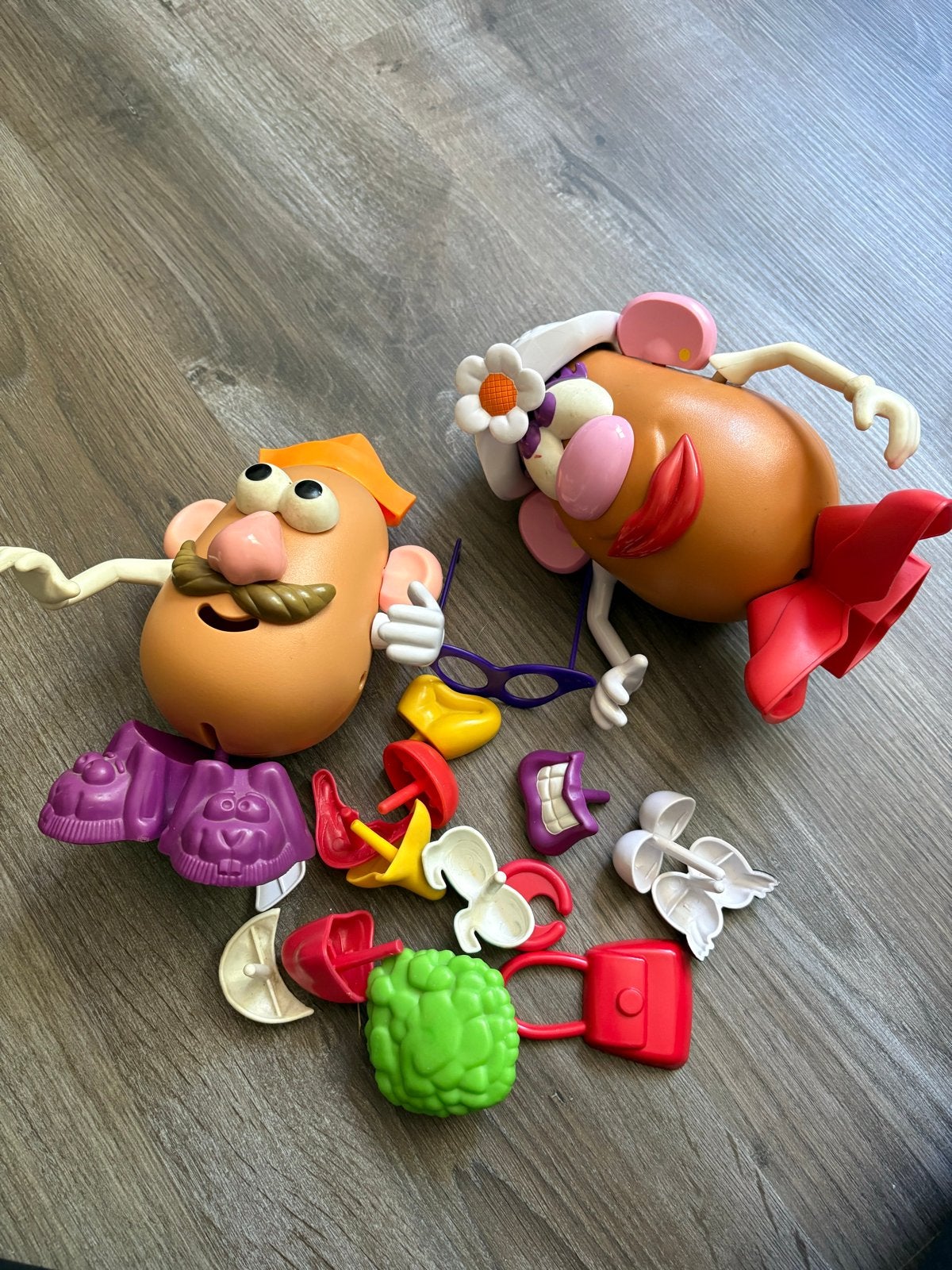 Gratis set meneer en mevrouw Aardappel Hoofd Toy Story, Ophalen, Gebruikt, Jongen of Meisje
