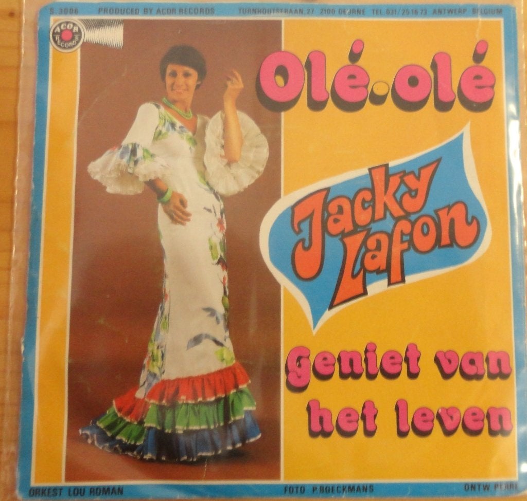 Jacky Lafon < Ole Ole, Cd's en Dvd's, Vinyl Singles, Ophalen of Verzenden, Gebruikt, 7 inch, Nederlandstalig