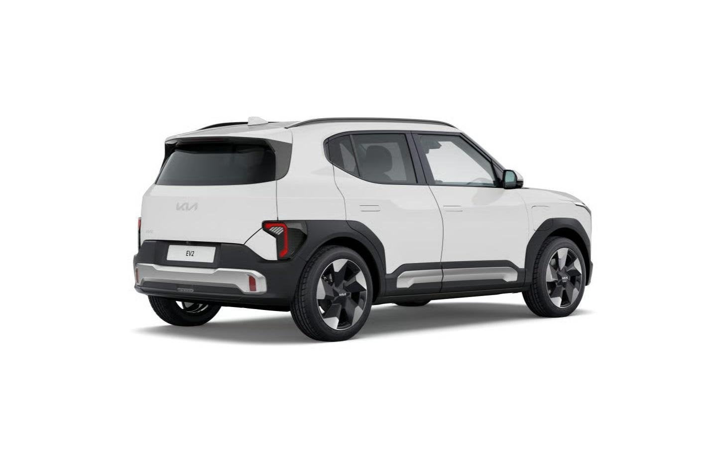 Kia EV2 Plus Advanced 42.2 kWh 4p. | Glazen schuif-/kantelda, Auto's, Stof, 4 stoelen, Wit, Nieuw