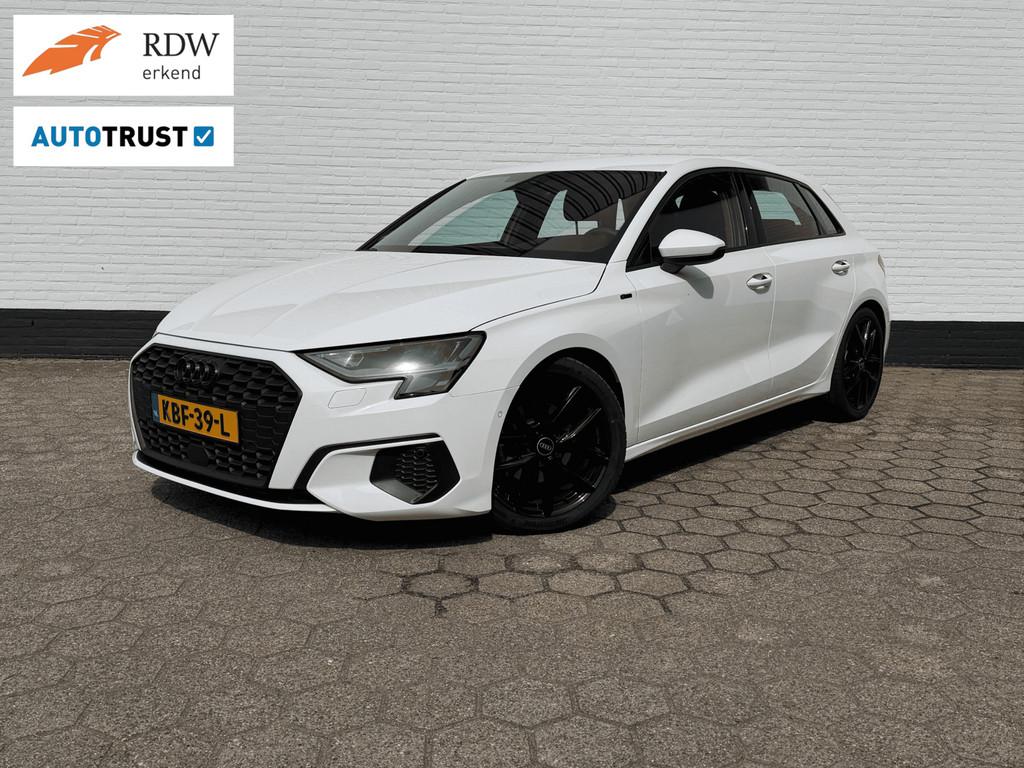 Audi A3 SPORTBACK 35TFSI S edition CLIMA l PDC GARANTIE 2028, Auto's, Stof, 4 cilinders, 150 pk, Wit