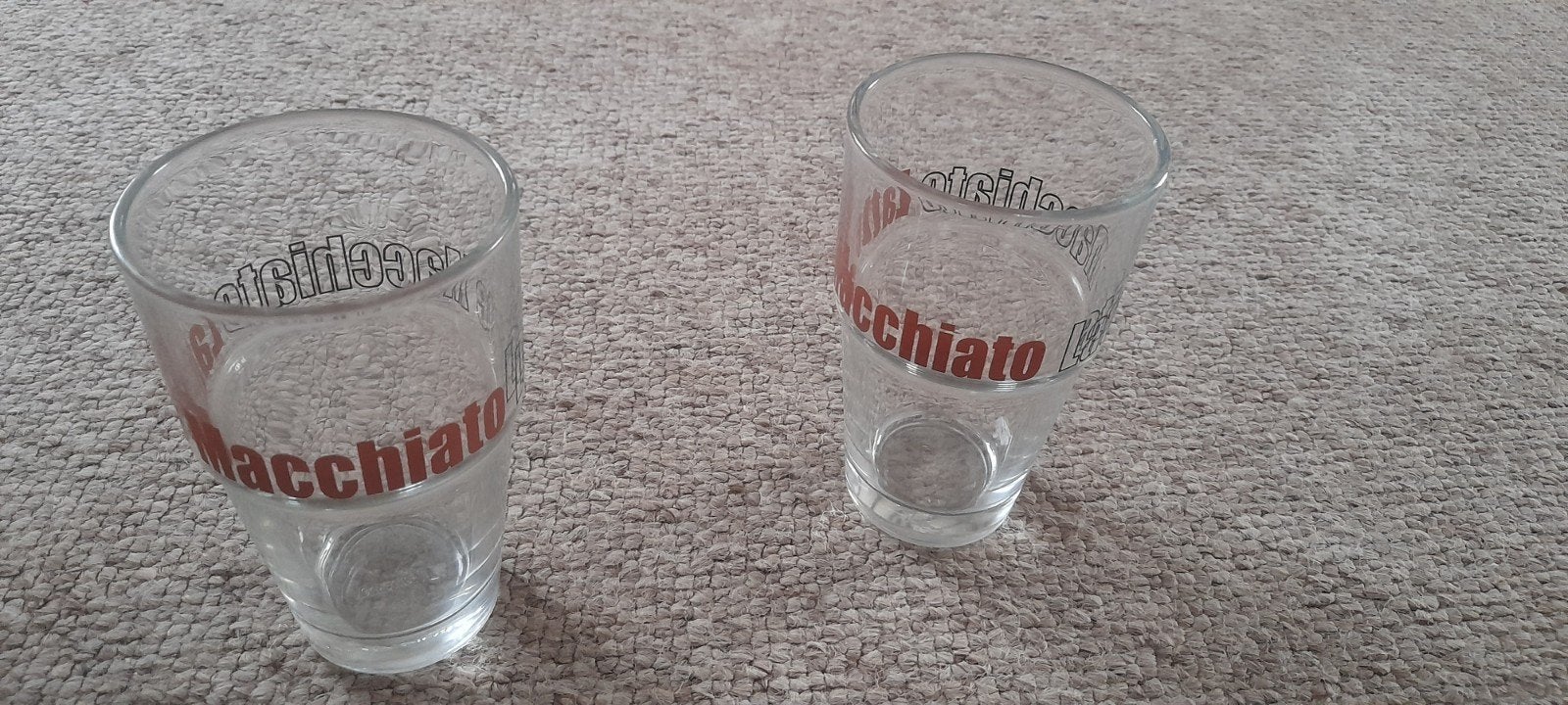 Latte Macchiato glazen 2x, Ophalen of Verzenden, Glas, Overige stijlen, Glas of Glazen