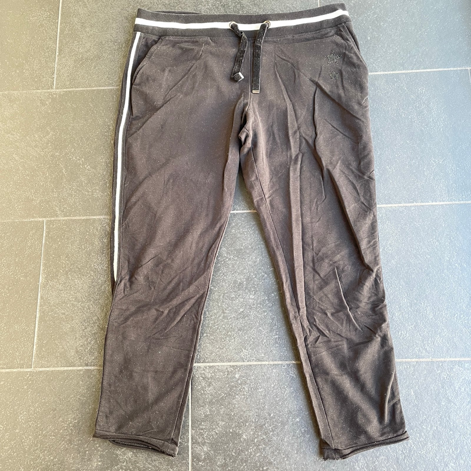 Zgan zwarte Monari broek maat 44, Zwart, Maat 42/44 (L), Ophalen of Verzenden, Zo goed als nieuw