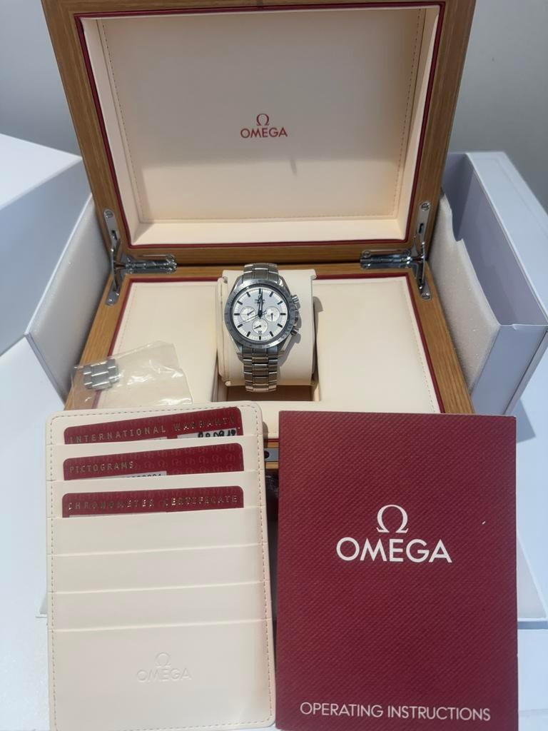 Omega speedmaster broad arrow, Ophalen of Verzenden, Zo goed als nieuw, Staal, Omega