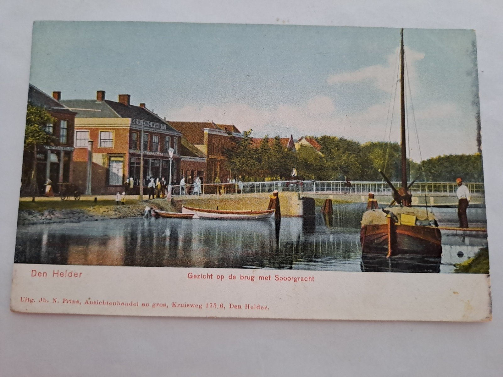 Den Helder, gezicht op de brug, Ophalen of Verzenden, Voor 1920, Noord-Holland