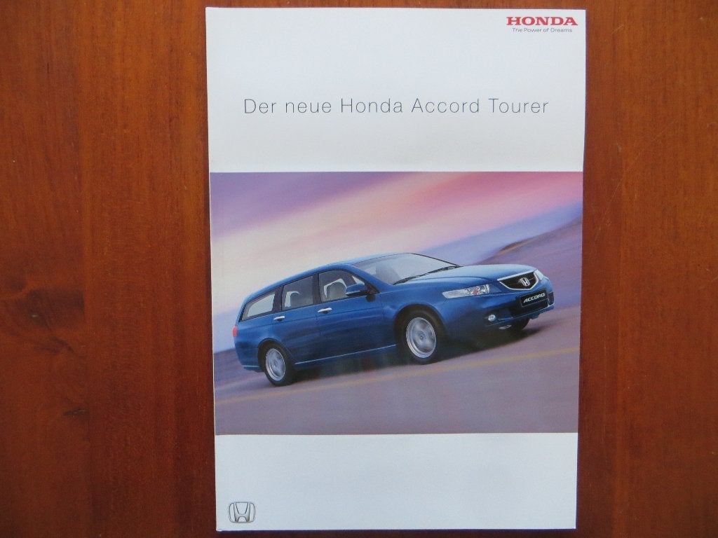 Der neue Honda Accord Tourer (juli 2003) met bijlage, Ophalen of Verzenden, Nieuw, Honda