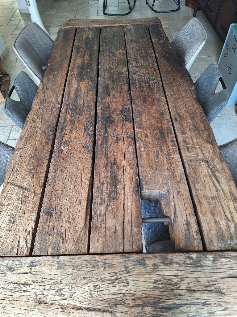 Eetkamertafel, Ophalen, Gebruikt, Overige materialen, 200 cm of meer