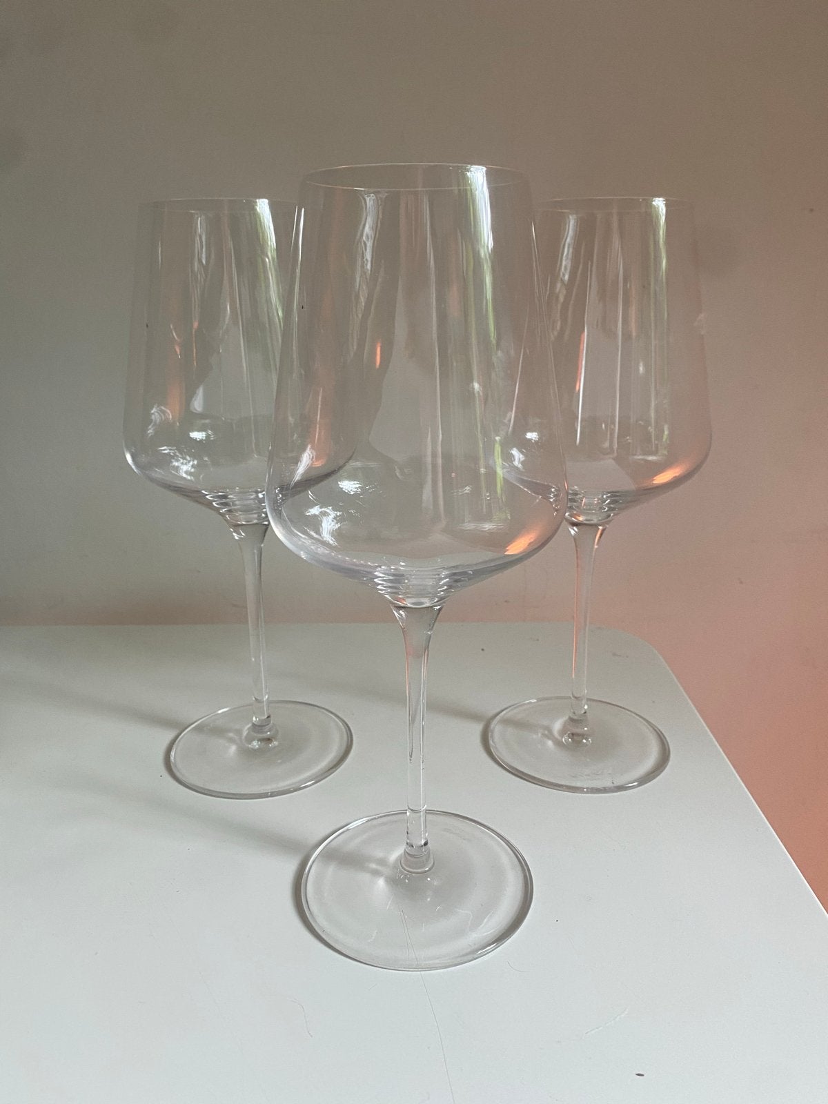Vivo rode wijnglazen (3x) Albert Heijn spaaractie, Ophalen, Glas of Glazen, Vivo, Overige stijlen