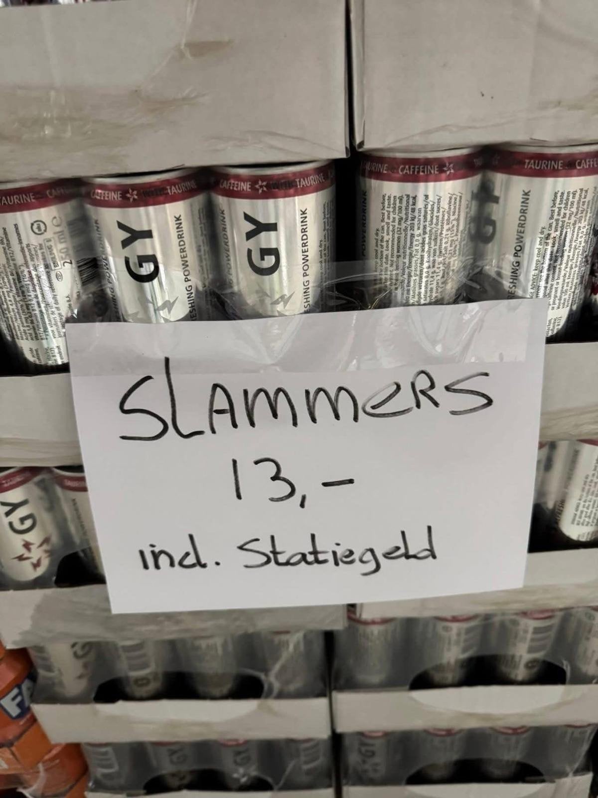 Slammers energie met statiegeld, Diversen, Ophalen