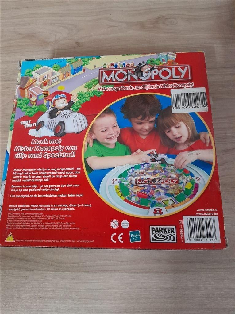 monopoly speelstad - s1807, Hobby en Vrije tijd, Gezelschapsspellen | Bordspellen, Verzenden, Zo goed als nieuw