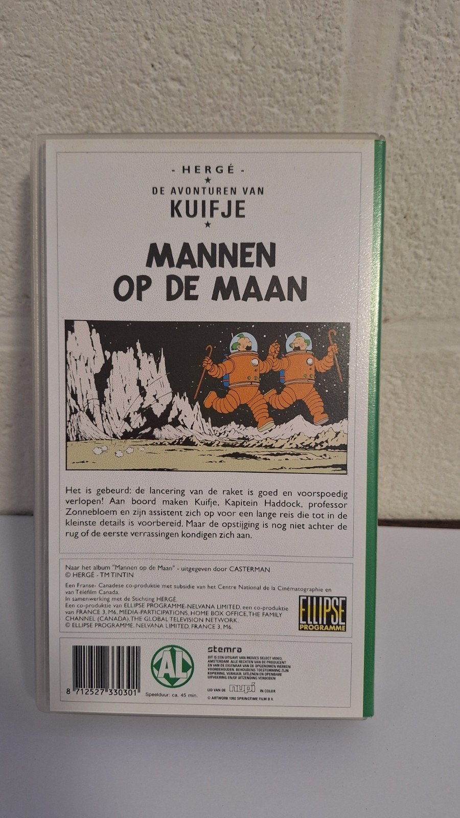De Avonturen van Kuifje: Mannen op de Maan (VHS), Cd's en Dvd's, Gebruikt, Alle leeftijden, Kinderfilm, VHS