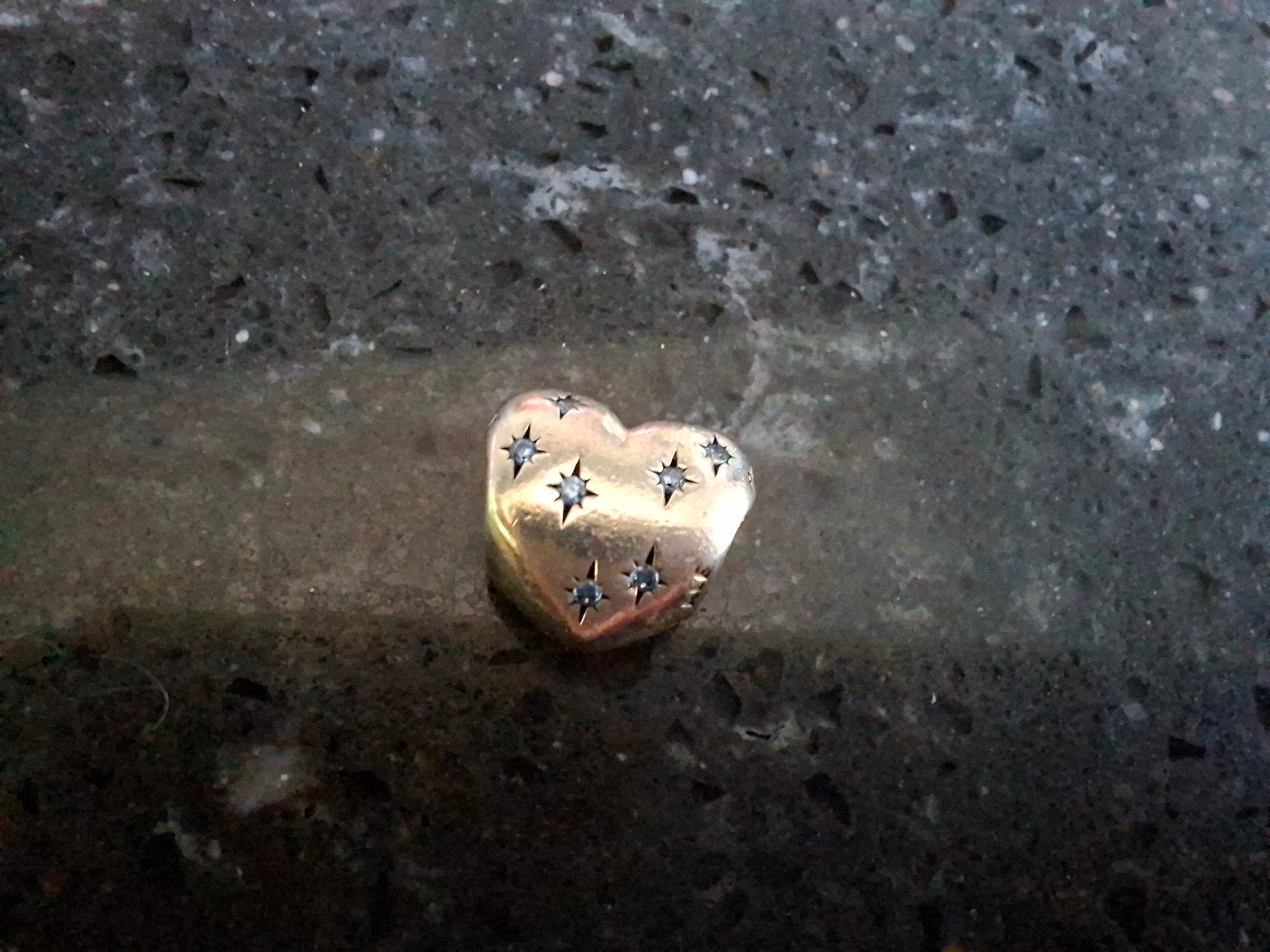 Pandora Assepoester Bedel Hartje met Sterren en Tekst, Ophalen of Verzenden, Zo goed als nieuw, Zilver, Pandora