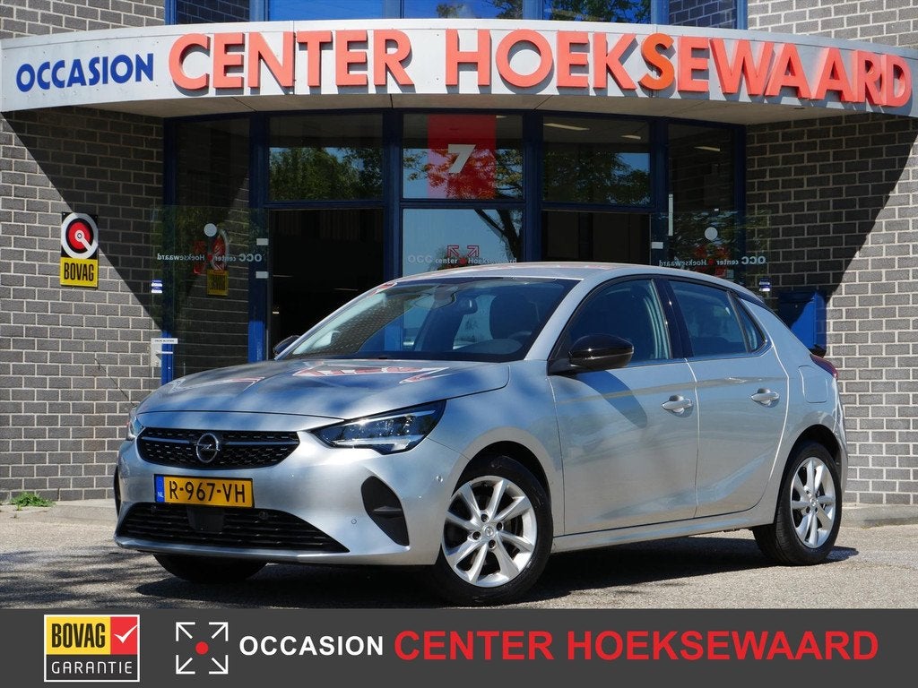 OPEL Corsa 1.2 Turbo Start/Stop 100pk Elegance | Camera met, 12 maanden, 101 pk, Gebruikt, Leder en Stof