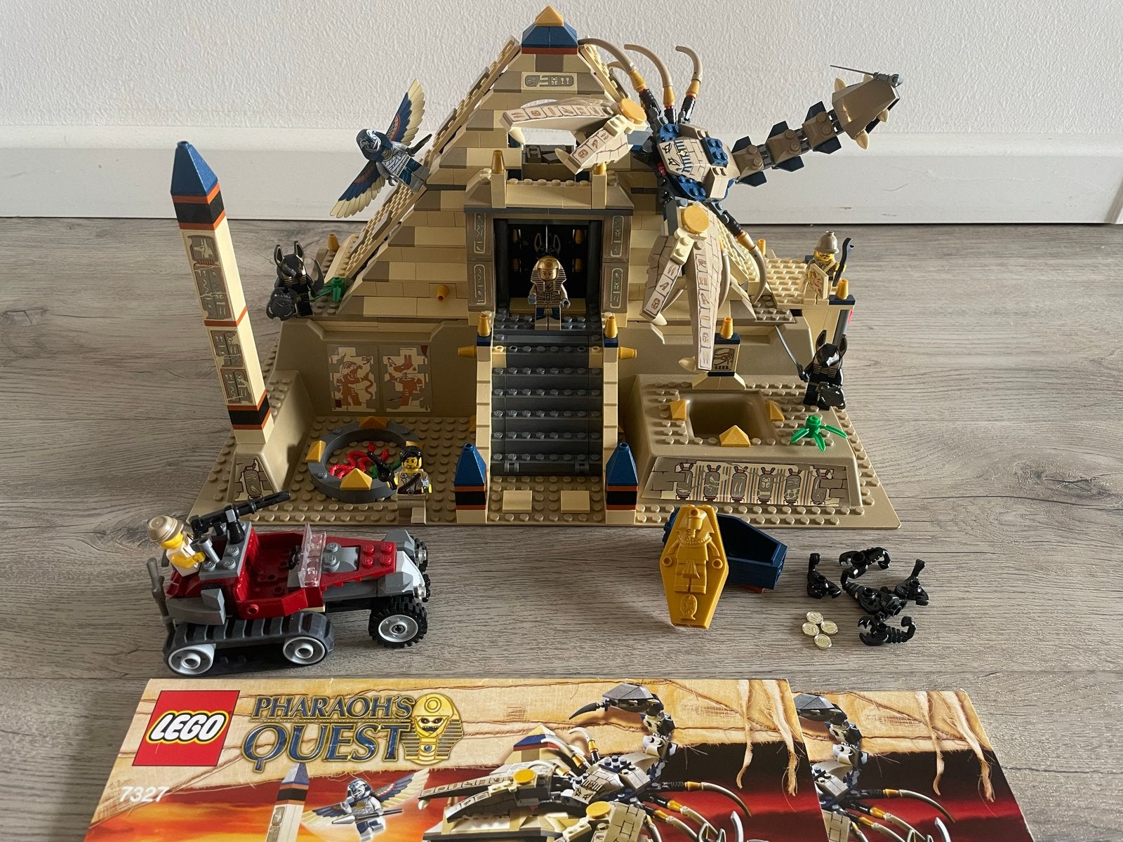 LEGO Pharaoh's Quest 7327 Scorpion Piramide (compleet), Overige thema's, Lego, Ophalen of Verzenden, Complete set