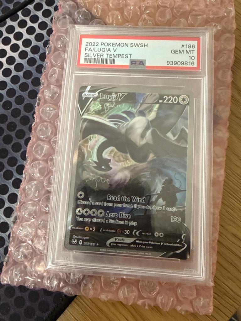 Lugia Silver Tempest psa 10, Ophalen, Zo goed als nieuw