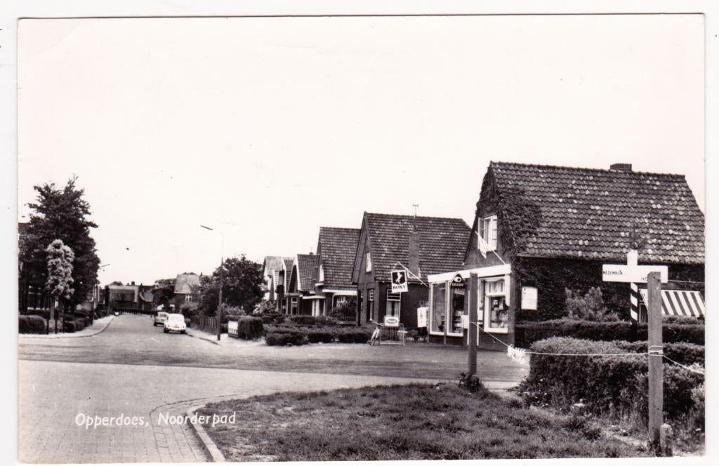 Opperdoes Noorderpad - ANWB Wegwijzer - 1972, Verzamelen, Verzenden, 1960 tot 1980, Gelopen, Noord-Holland